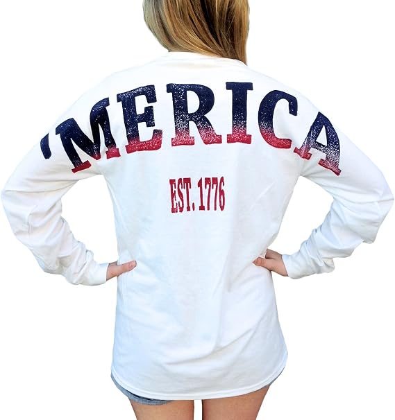 Fashion Greek Merica Stadium Jersey USA T Shirt with Front Pocket
