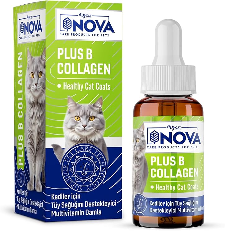 Nova Premium Plus B Collagen 50ml Liquid Cat Vitamin (Skin and Feather Care)