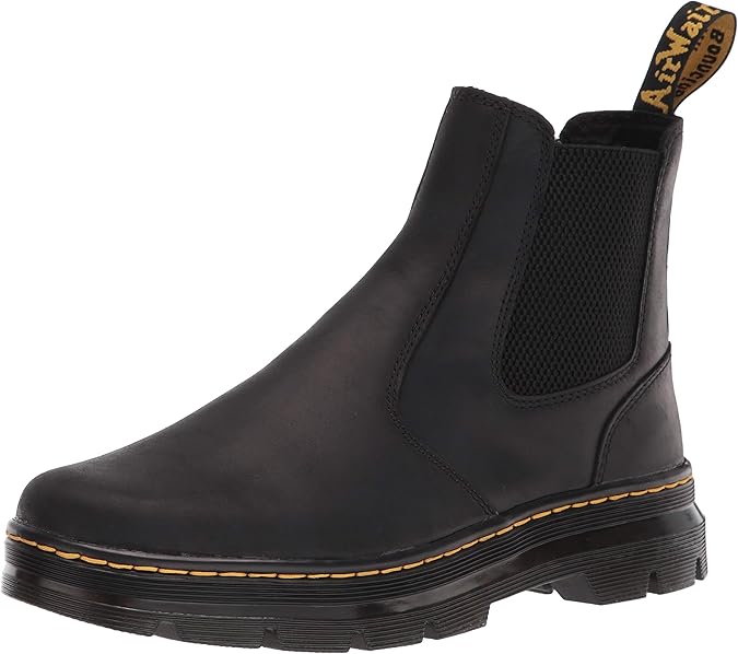 Dr. Martens unisex-adult Embury Leather Chelsea Boot