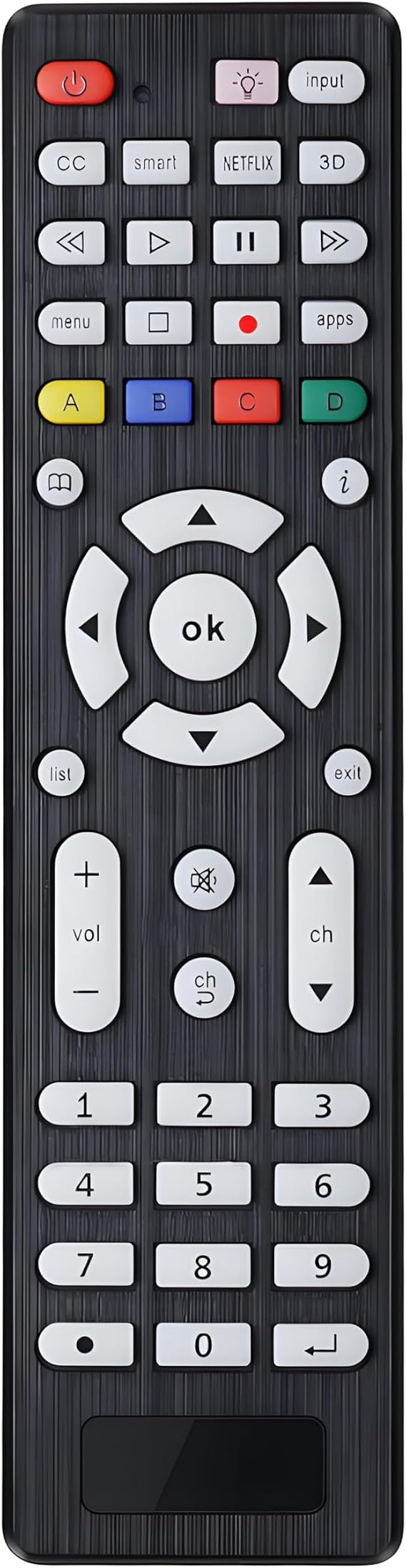 Universal Remote Control for Most Brands Smart TV Remote Replacement | Compatible with Samsung/LG/TCL/Philips/Vizio/Sharp/Sony/Panasonic/Sanyo/Insignia/Toshiba and More Brand Smart TVs
