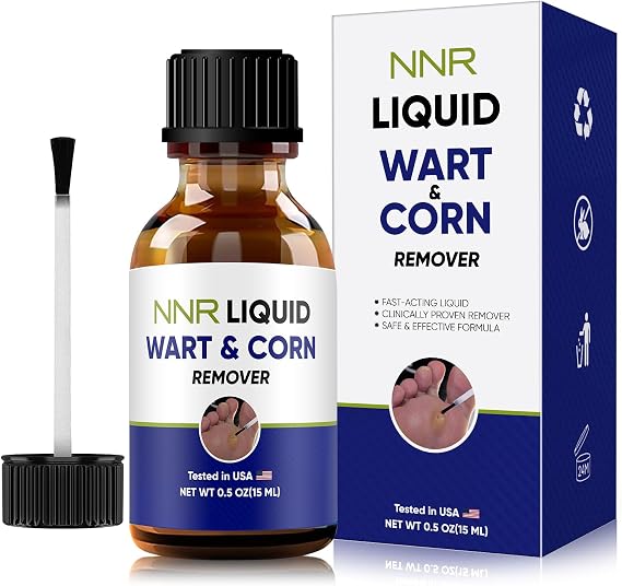 NNR Liquid Wart Corn Remover, Fast Acting Freeze Off Plantar Wart Common Wart Flat Wart Corn Removal for Feet Toes Finger and Hand, Salicylic Acid -T04
