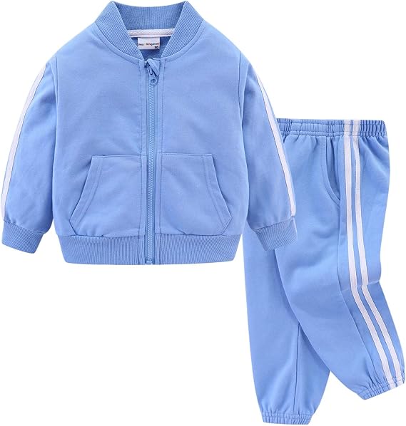 Mud Kingdom Little Boys Jogger Set Long Sleeve Casual Outfits Outerwear