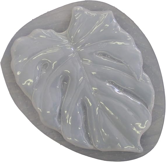 Tropical Leaf Plastic Craft Mold use with Concrete or Cement for Making Stepping Stones 1135