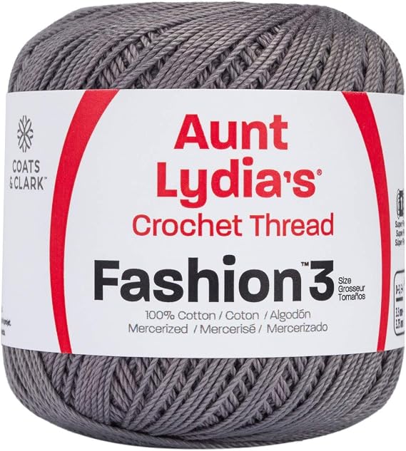 Aunt Lydia's Stone Crochet Fashion, 450 Foot (Pack of 1)