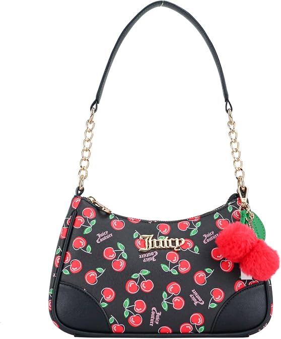Juicy Couture Women's Cherry Girl Shoulder Bag, Stylish & Versatile Purse for Everyday Wear