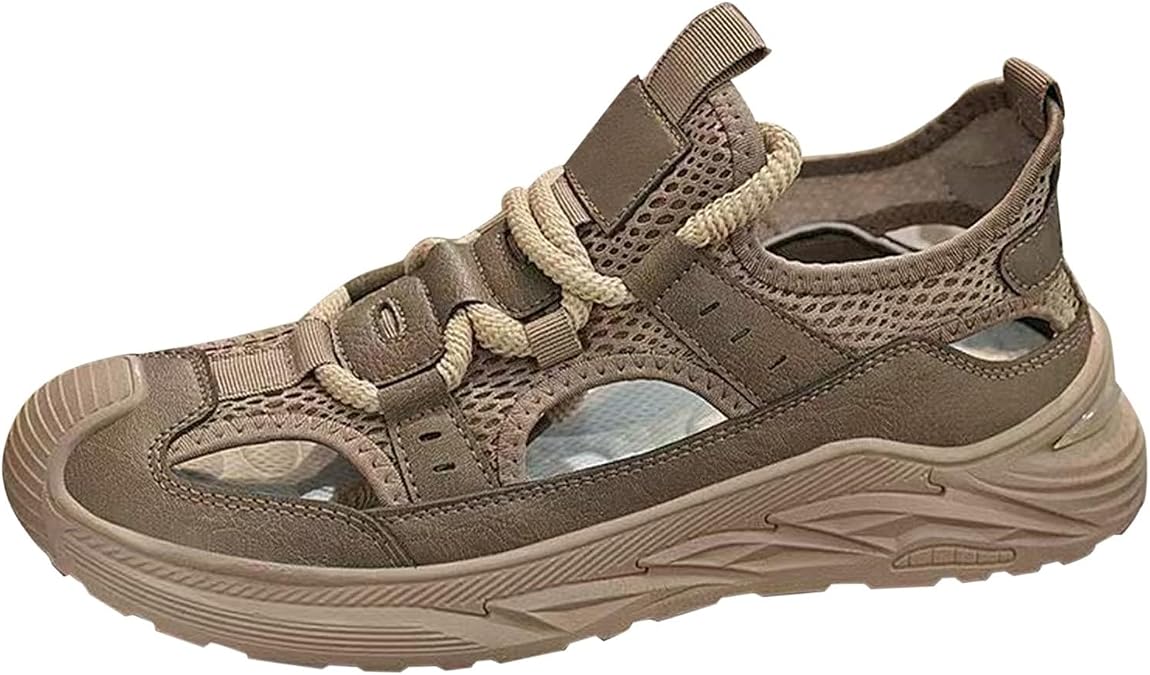 Mens Hiking Shoes Walking Climbing Breathable Non Slip Sneakers Men Outdoor Sports Mountain Trekking Travelling Trainers Stable & Cushioned Backpacking Camping Boots