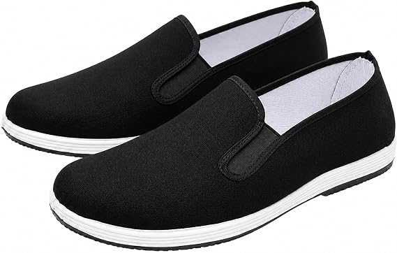 Kung Fu Shoes for Men Women, Tai Chi Martial Arts Sneakers | Karate Non Slip Women Men Canvas Shoes Rubber Sole Training
