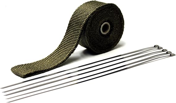 proSPORTsunglasses Prosport Performance Prosport Lava Rock Titanium Exhaust Header Intake Thermo Heat Wrap 25 Feet 2 Inches Wide