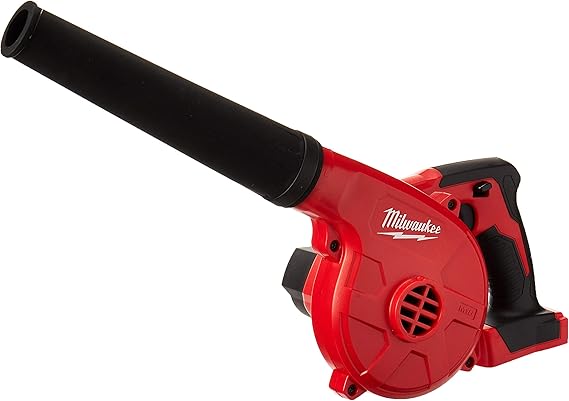 Milwaukee 0884-20 M18 18 V Litio Ion 100 CFM 160 MPH Inalambrico Compacto Multiproposito Utility Blower