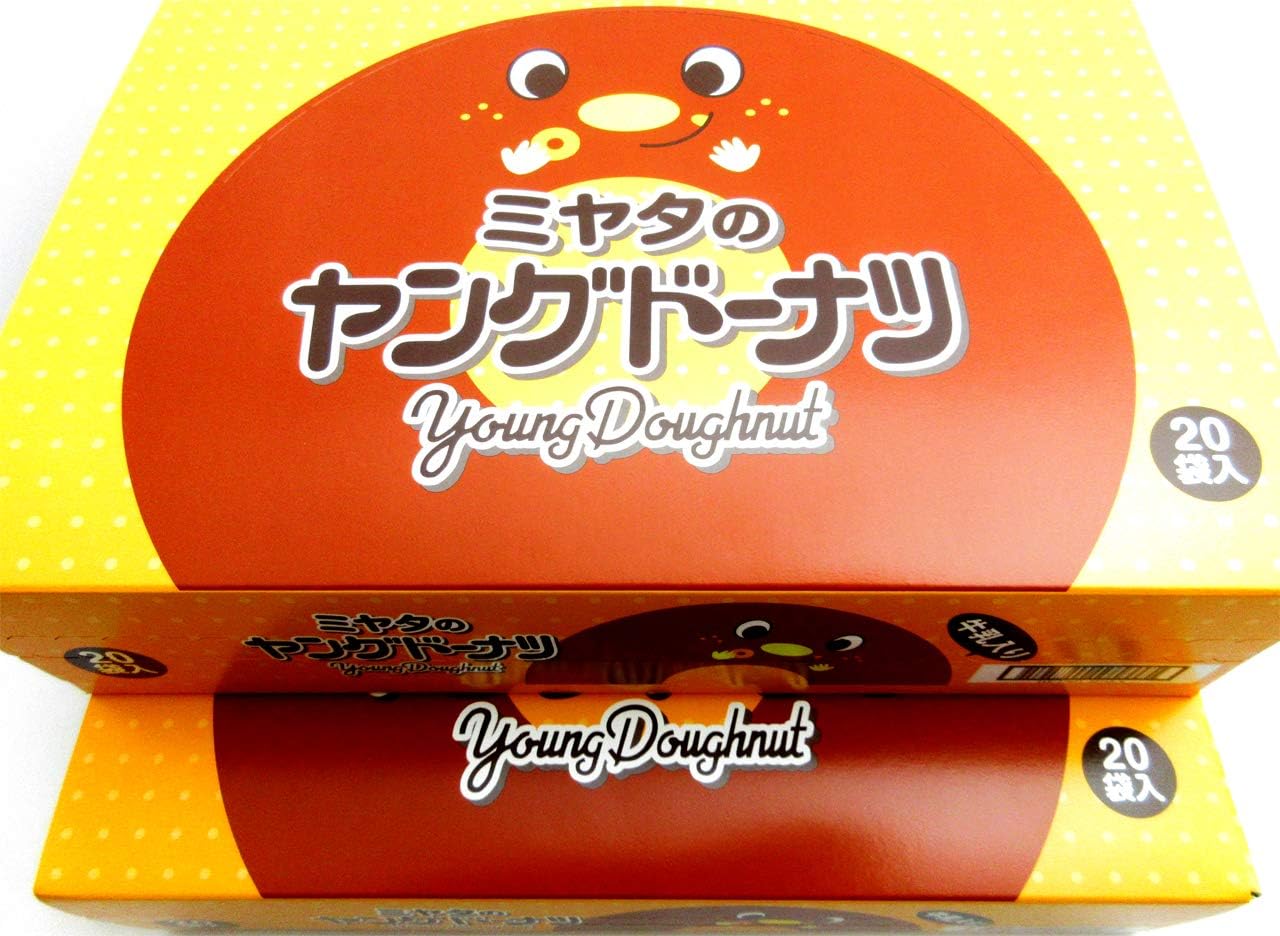 Miyata Seika Miyata Young Donuts, 20 Bags 4 per Bag x 2 Box Set