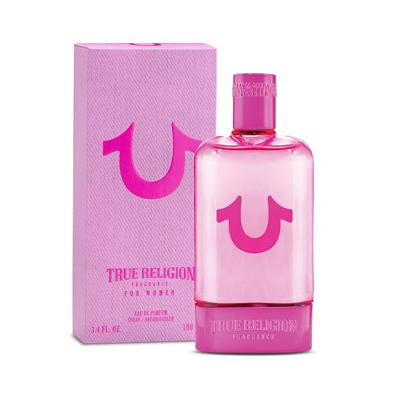 True Religion Fragrance for Women, Eau De Parfum Spray, 3.4 Fl Oz (100 mL) | Perfume for Women, Fruity, Floral & Amber Fragrance, EDP, Designer Scent for Her, Long Lasting