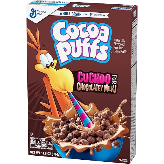 Cocoa Puffs Cereal, Chocolate Cereal, 11.8 oz
