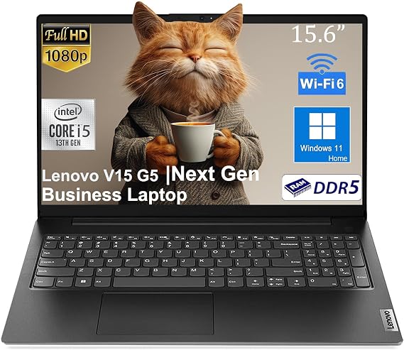 Lenovo V15 G5 Next Gen Business Laptop, 15.6 FHD Anti-Glare Display