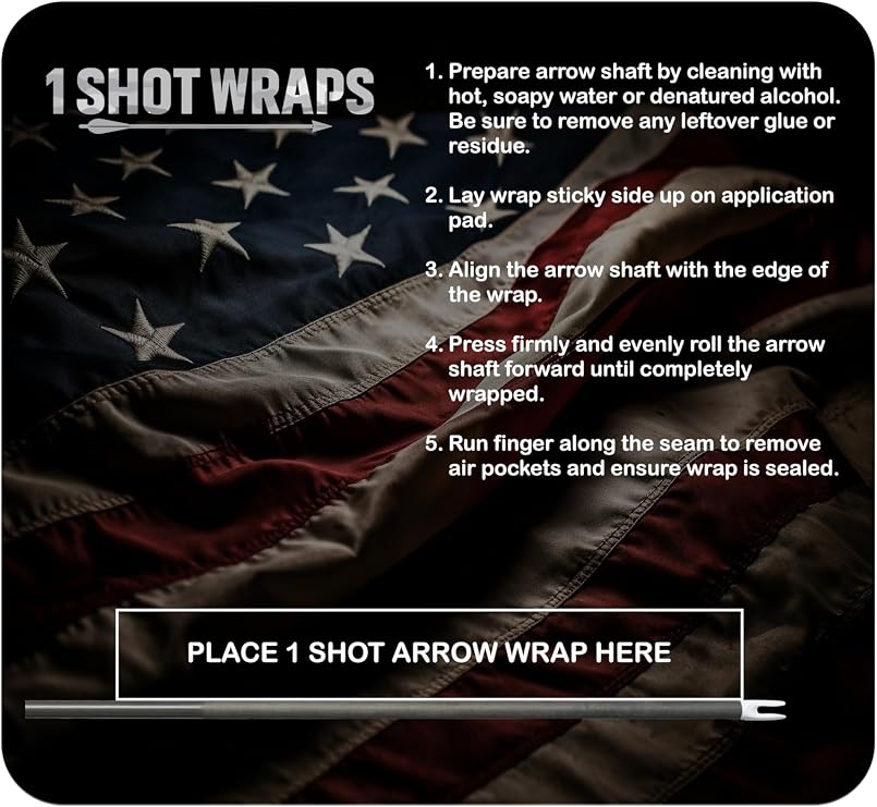 Arrow Wrap Installation Pad - American Flag