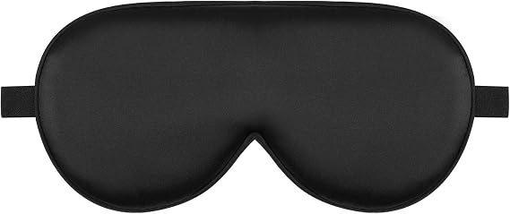 Alaska Bear Sleep Mask Silk Eye Cover with Shaped Pad, Machine Washable