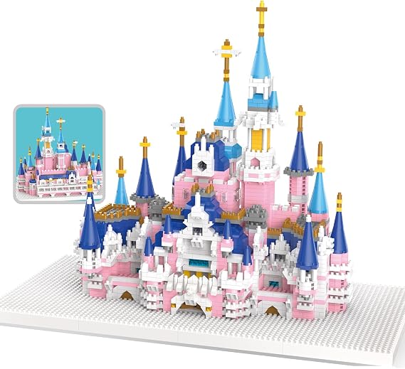 3000Pcs Architecture Mini Building Blocks Set for Adults - Micro Toy Building Bricks Model Kit - Educational Architecture Model Gift for Teens and Adults Age 14+
