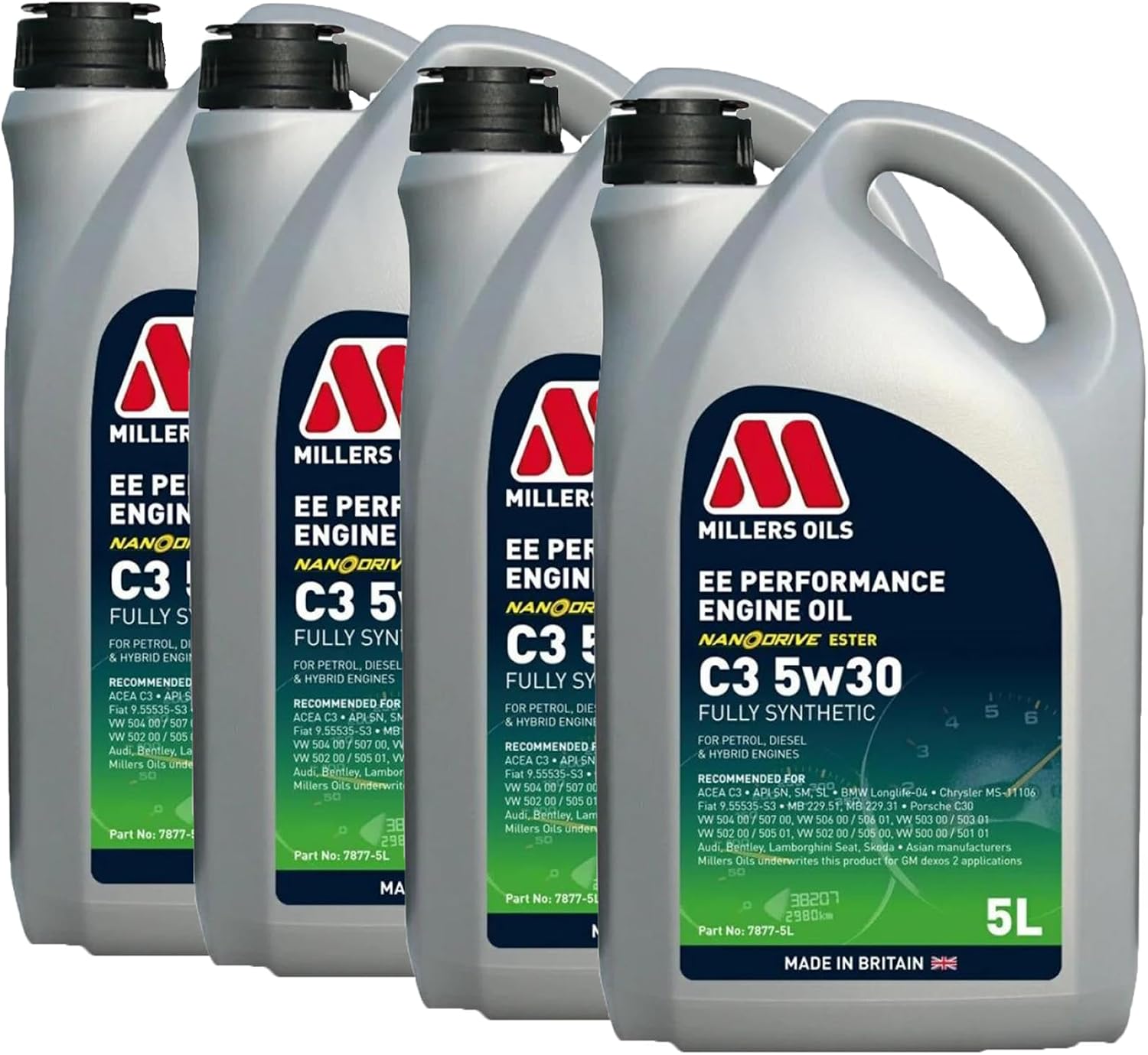 EE Performance C3 5w-30 5w30 Fully Synthetic Engine Oil 4x5L