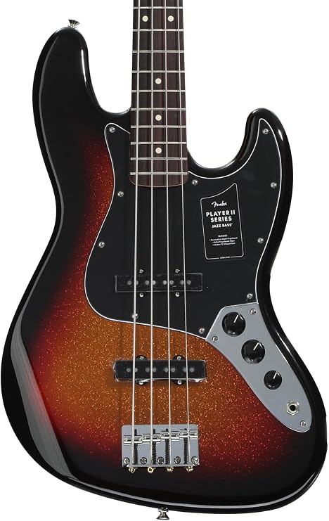 Fender LE Player II Jazz Bass - Sparkle 3-color Sunburst, Rosewood Fingerboard | Rosewood Fingerboard