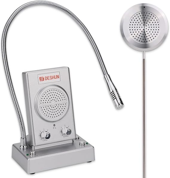 DESHUN Window intercom Speaker,Window intercom 2 Way, Window Counter intercom Microphone, intercom System for The Business/Bank/Office/Hospital/Station/Catering/Ticket Window