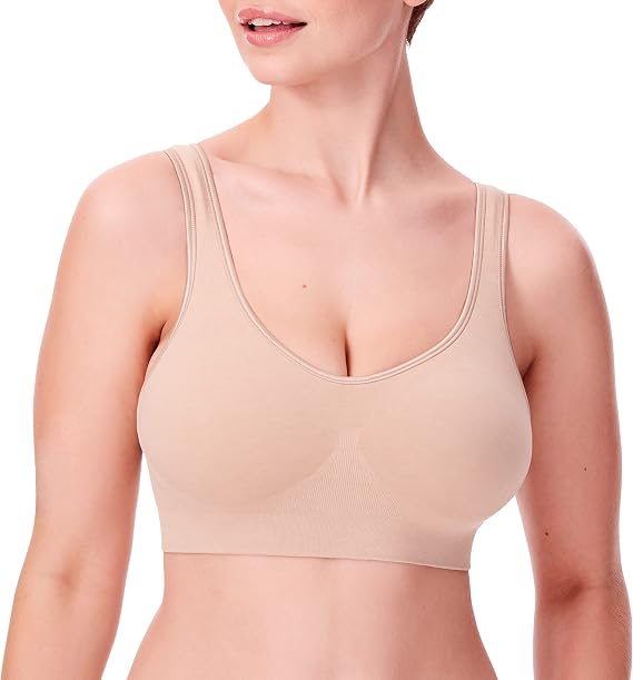 Bali Women's Comfort Revolution Wireless Bra, ComfortFlex Fit Full-Coverage Bra, DF3488