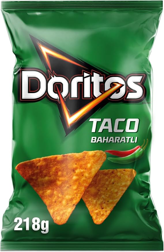Doritos Taco Baharatlı Mısır Cipsi Mega Boy 218 g