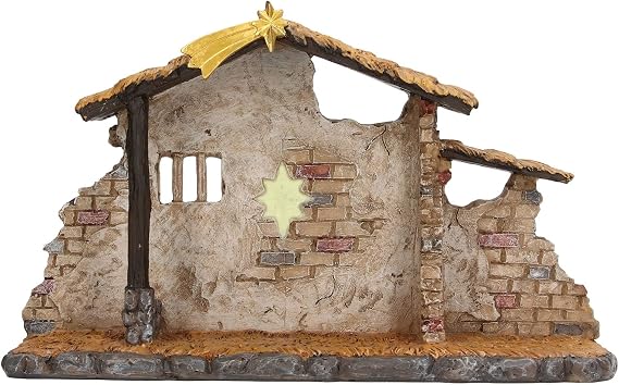 Syrisora Nativity Scene for Christmas Indoor,Christmas Nativity Scene,Fine Vivid Details Christmas Manger Shed Statue for Holiday Desktop Decoration Gifts, Syrisoraeag3o7bdtn