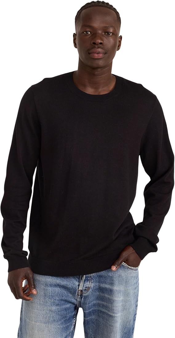 Organic Basics Men's Soft Knit Crewneck Sweater