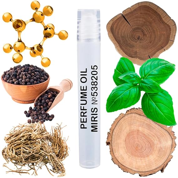 MIRIS No. 538205, Inspired by Bois Imperial, Long-Lasting Unisex Perfume Oil for Women & Men Roll-On, Rollerball 0.34 Fl Oz / 10 ml