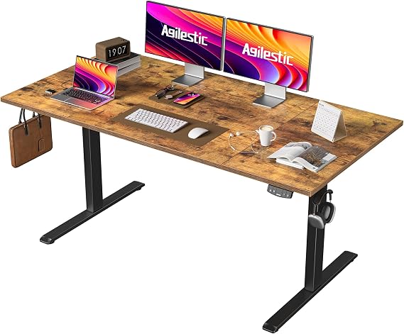 Agilestic Height Adjustable Electric Desk, 2 Memory Height, 160x80cm