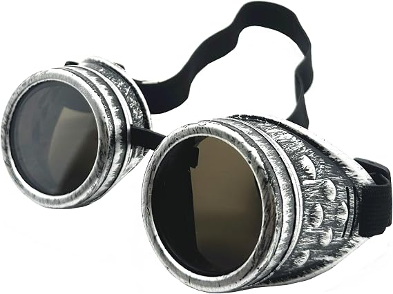 New Sell Vintage Steampunk Goggles Glasses Mad Scientist Goggles for Cosplay Costumes