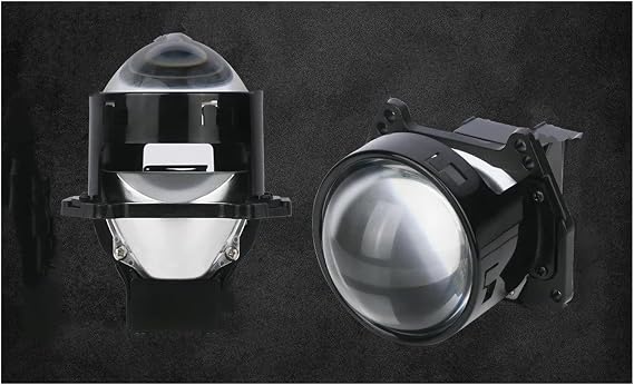 Front Headlights Assembly Car Accessories 2PCS 3 Inch Bi LED Projector Headlights Lenses For LED Lights Projector 120W 40000LM Diode Headlamp