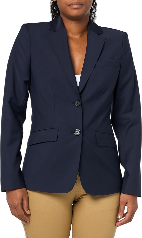 Brooks Brothers Women's Two Button Notch Lapel Lightweight Explorer Wool Jacket