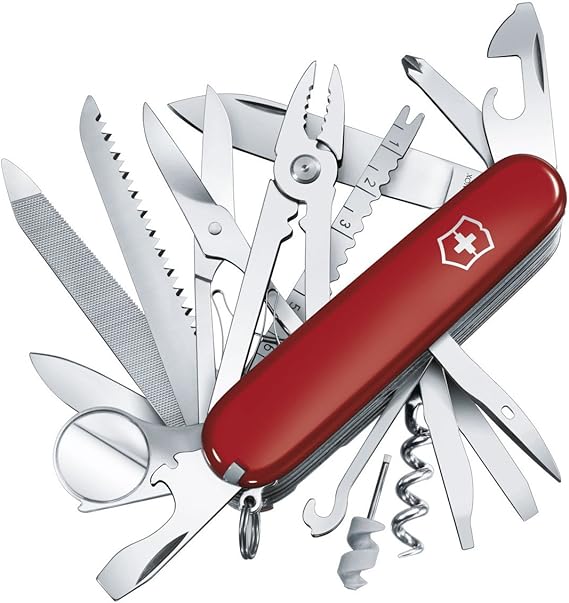 Victorinox SwissChamp, Red, 91mm (56501-CLAM), Black