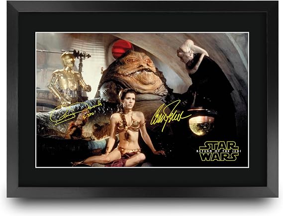 HWC Trading 6 Scene 1 Gifts Printed Signed Autograph Picture for Movie Memorabilia Fans - 16" x 12" Framed