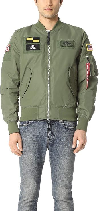 Alpha Industries Men's L-2b Flex Bomber Flight Jacket