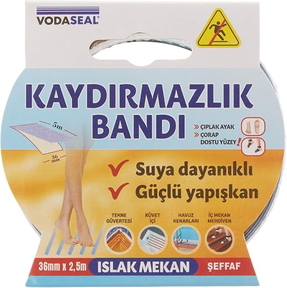 Vodaseal Wet Space Sliding Tape, 36mmx2.5, Transparent