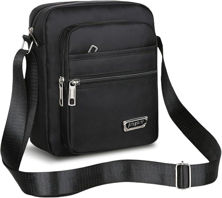 Lightweight Men's Shoulder Bag Waterproof Crossbody Sling Bag