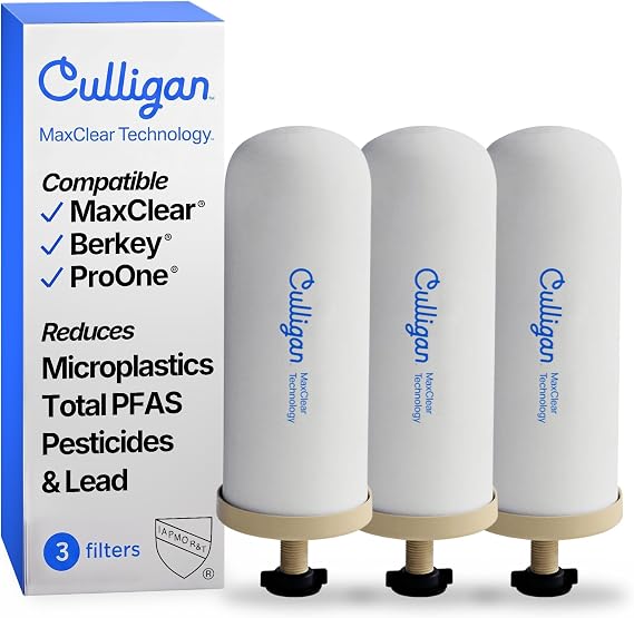 Culligan MaxClear Gravity Filter Replacement - Microplastics, Lead & PFAS