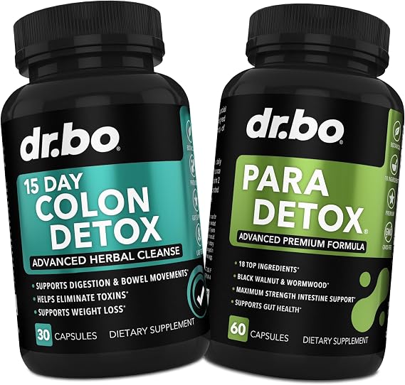 Colon Cleanser Detox & Intestinal Supplement - 15 Day Colon Cleanse Pills with Probiotic, Wormwood, Black Walnut, Psyllium, Aloe Complex - Bowel Movement Supplements for Stomach Bloating Gut Support