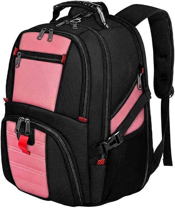 YOREPEK Large Laptop Backpack for Women, Heavy Duty Travel Backpack | Carry On Flight Approved, 17 Inch College Work Bookbag, Water Resistant Business Backpack for Women mochilas para hombres