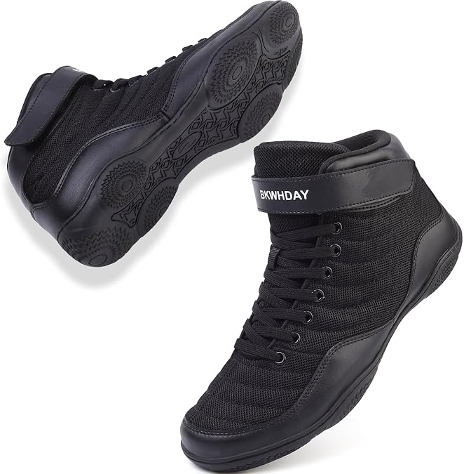 Kids Wrestling Shoes Youth Boys Girls Boxing Shoe Lightweight Breathable