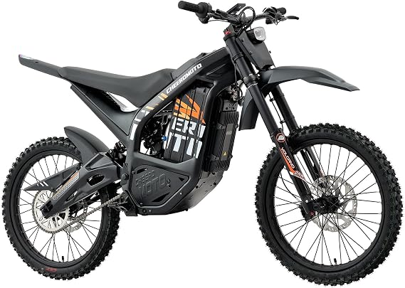 Electric Dirt Bike for Adults, 72V 8500W(Peak) 52MPH Top Speed E-Motorcycle with 4-Piston Brakes, Off-Road Suspension, Removable Battery, Long Range, Built for Hills, Trails & Wild Terrain