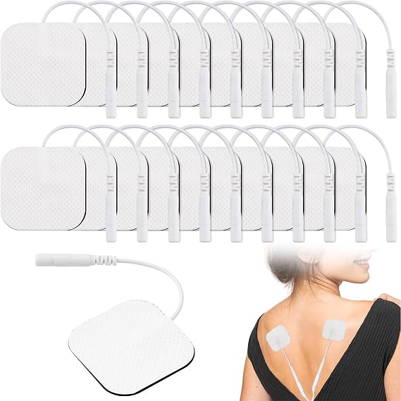 20PCS TENS Machine Pads for 2mm PIn Connector 50x50mm