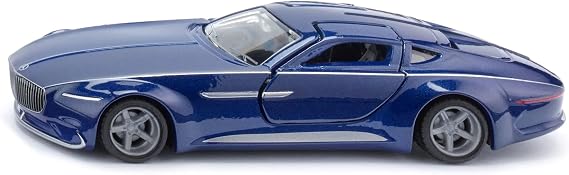 Siku 2366 Vision Mercedes-Maybach 6, 1:50, Metal/Plastic, Dark Blue, Toy Car for Children, Double Doors for Opening