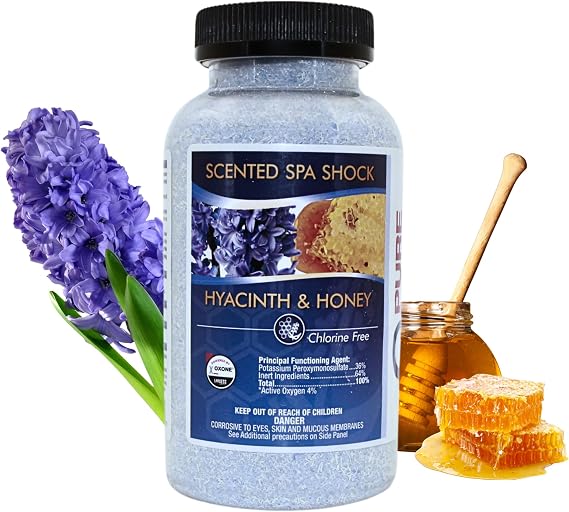 Pure & Simple Scented Hot Tub & Spa Shock | Hyacinth & Honey (2 lbs)