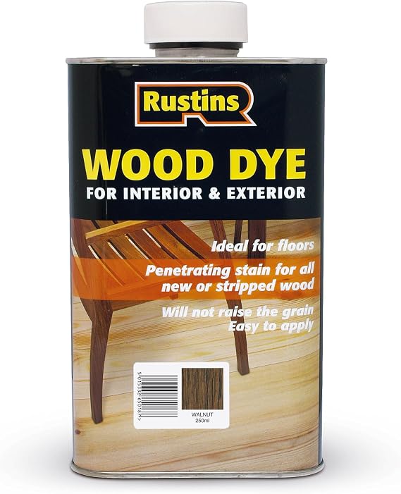 Rustins Wood Dye Walnut 250ml