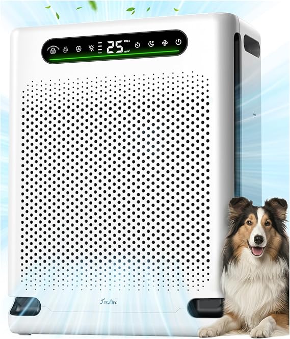 FreAire Air Purifiers for Home Large Room Up to 2600 Ft2, HAP605, White