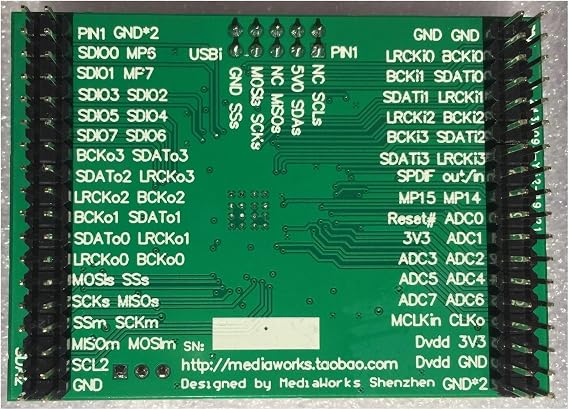 Applicable to ADAU1467 DSP Core Board - Fully Programmable Digital Processor for Multimedia, and Professional Applications(Black)