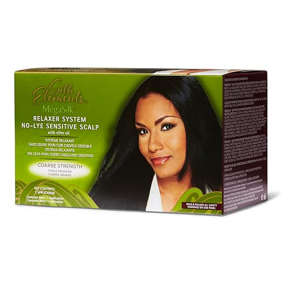 Silk Elements Olive Oil NoLye Course Hair Relaxer