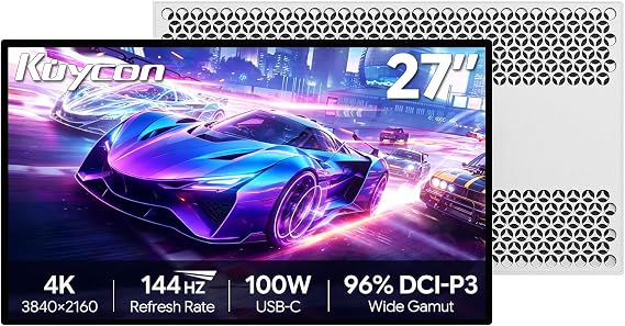 P27D 27 UHD 4K 144Hz Glossy Monitor (Honeycomb - Without Stand)